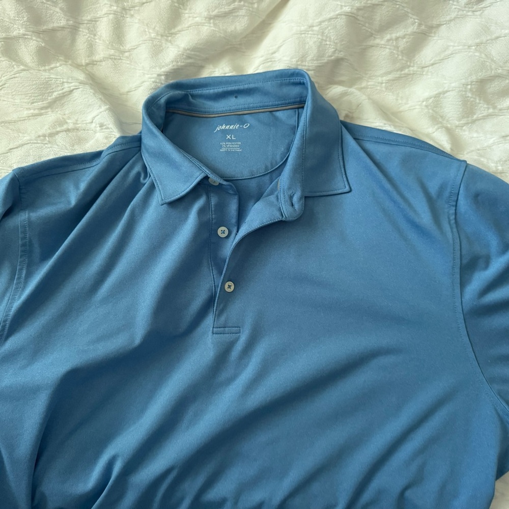 Johnnie-O Blue Performance Polo Shirt